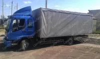 Европлатформа на шасси Foton AUMARK 1093 (автомобиль бортовой, тентованный, каркасный с воротами)